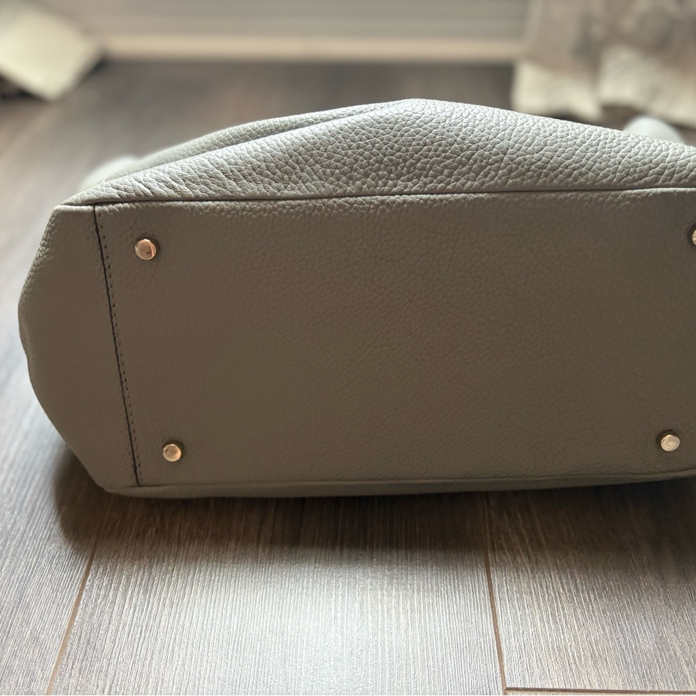 Kate Spade Charcoal Leather Tote - Picture 2 of 4